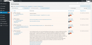 Nach der Spam Attacke - tausende Kommentare im WordPress